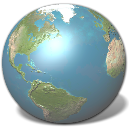 Realistic Earth icon